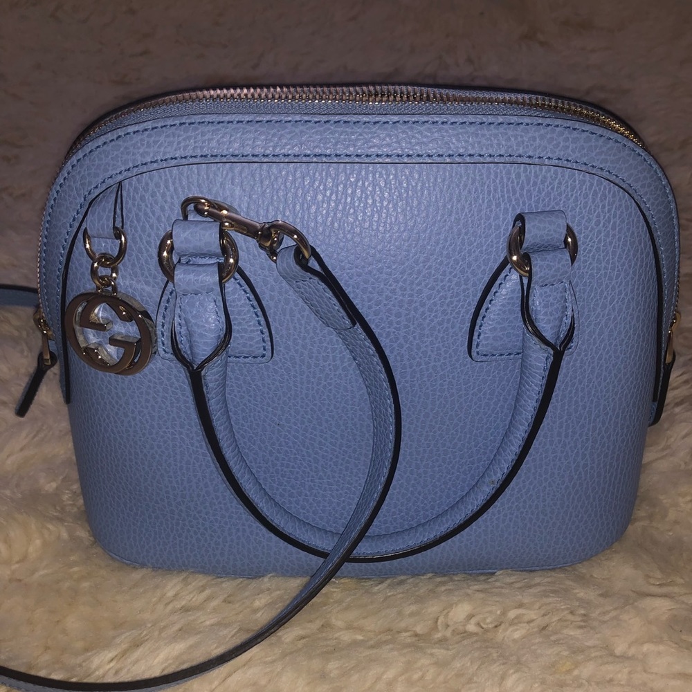 Baby blue Gucci dome bag